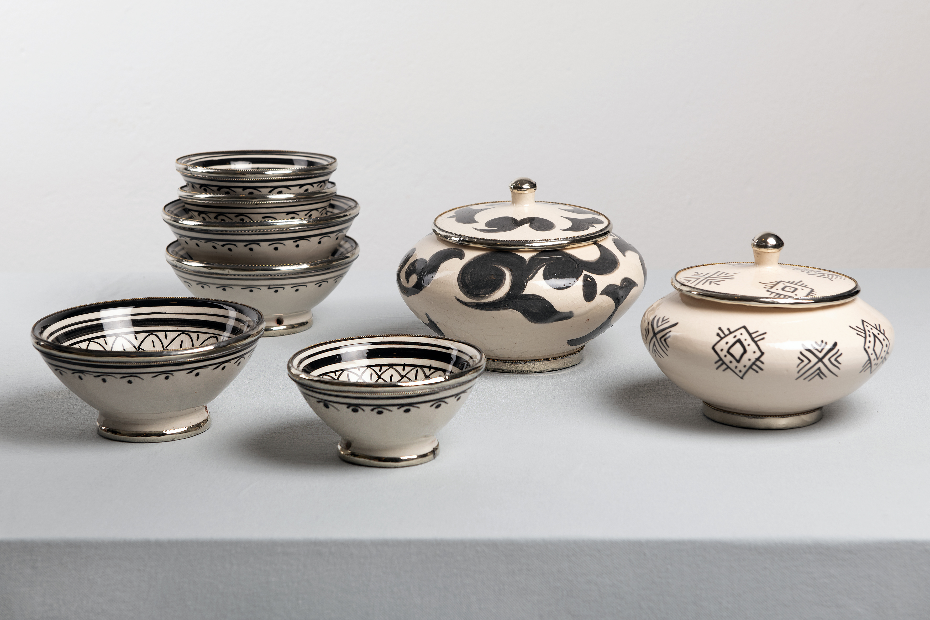 Keramik Dose Berberstil