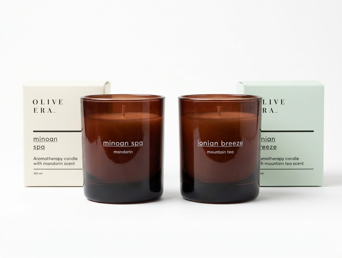 Olive Era Duftkerze 100ml | 10% Parfumanteil | 30h Brenndauer