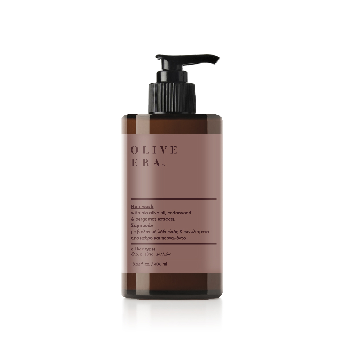 Hair Wash 400ml  Cedarwood & Bergamot