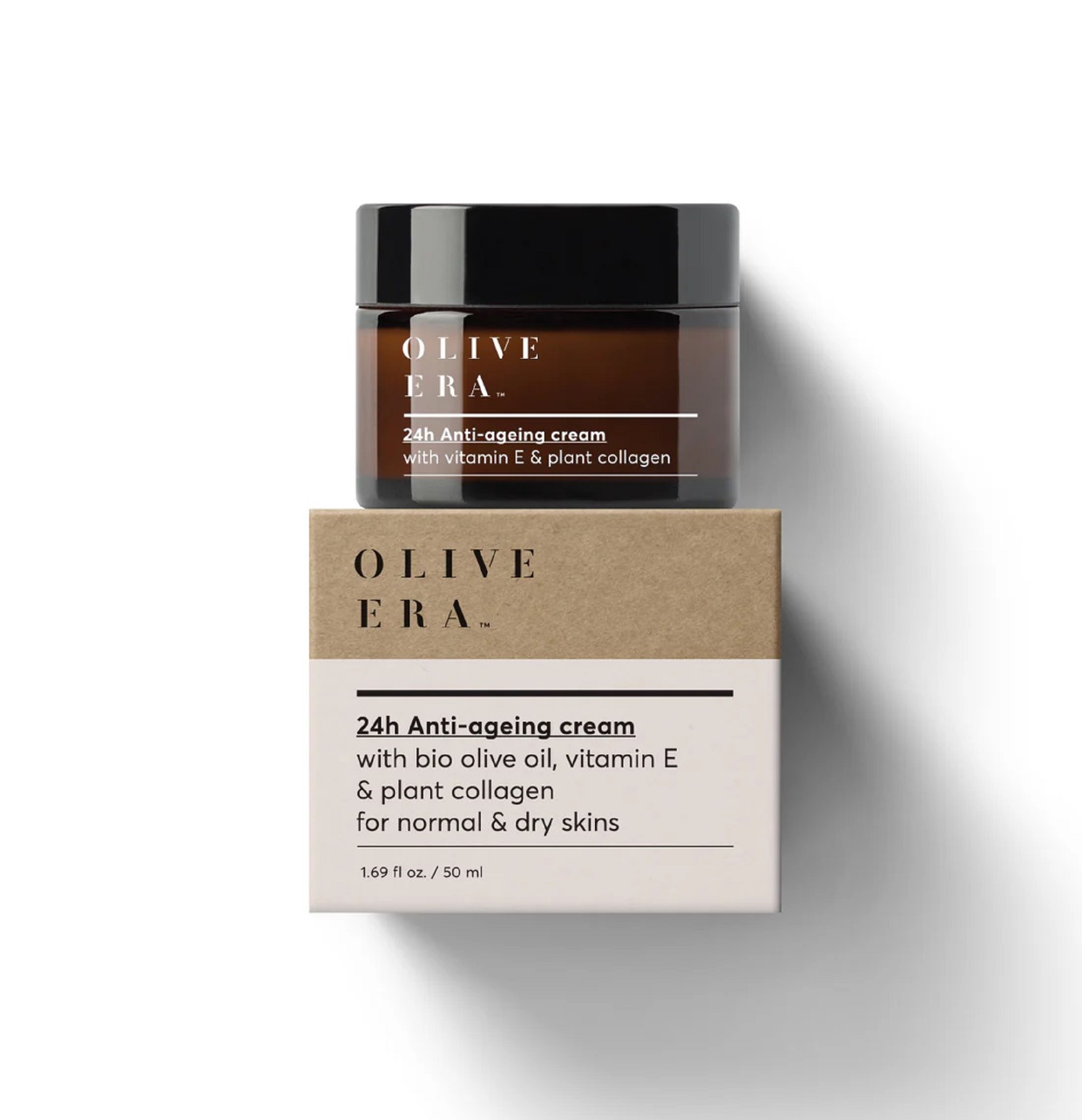 Olive Era 24-Stunden-Anti-Aging Creme | Bio-Olivenöl & Weizenprotein