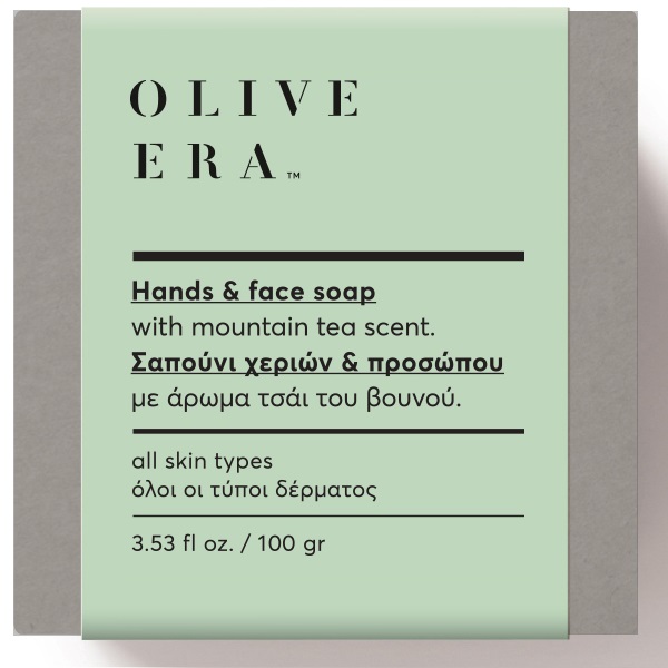 olive era Hands + Face Soap Mountain Tea