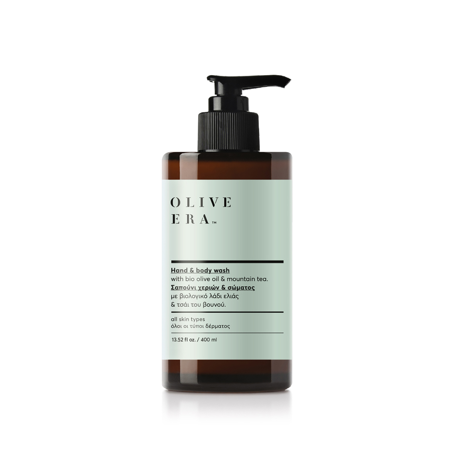 Olive Era Hand & Body Wash Bio-Olivenöl 400ml | Sanfte Reinigung